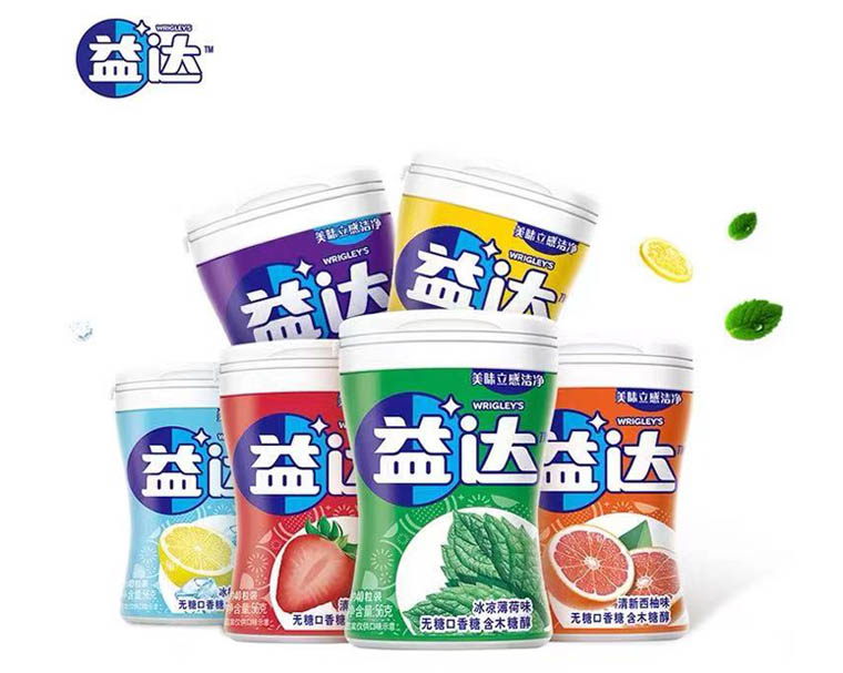 益達(dá)木糖醇口香糖56克（約40粒）