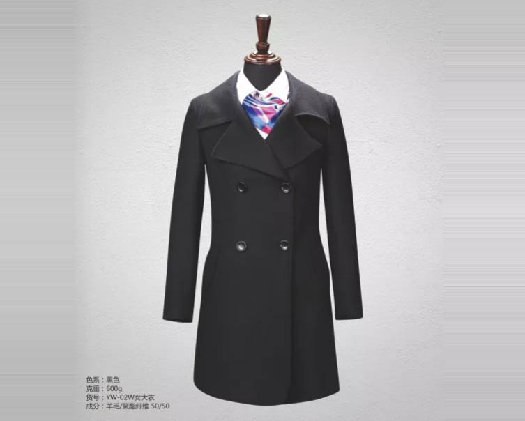 YW-02W女大衣（黑色）
