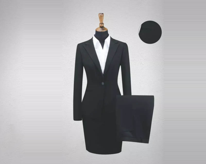 HY2016女西服（黑色）一扣