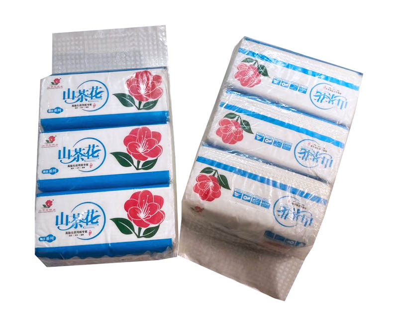 山茶花臻品白色抽紙3包/提