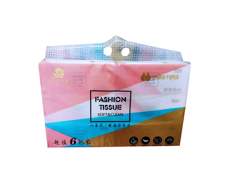 山茶花時(shí)尚抽紙6包/提  22037