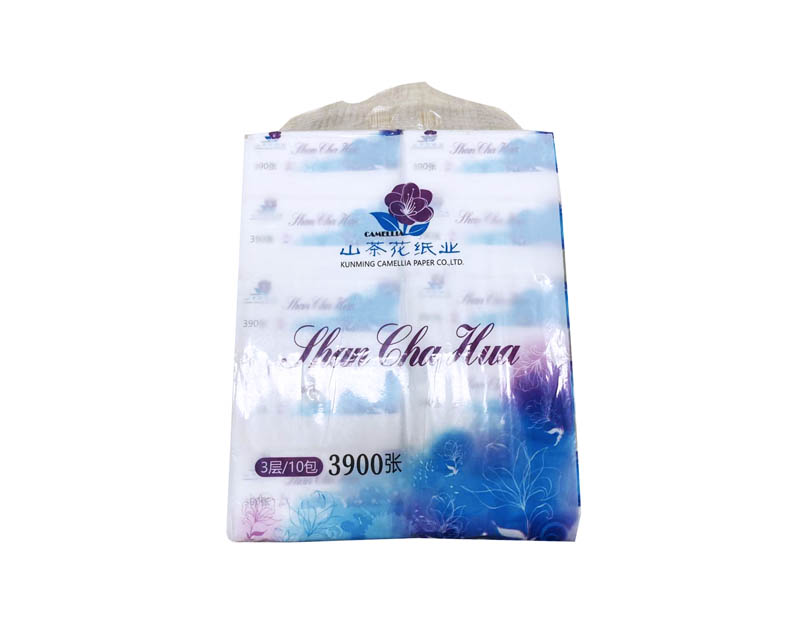 山茶花夢(mèng)幻白色抽紙10包/提  1269