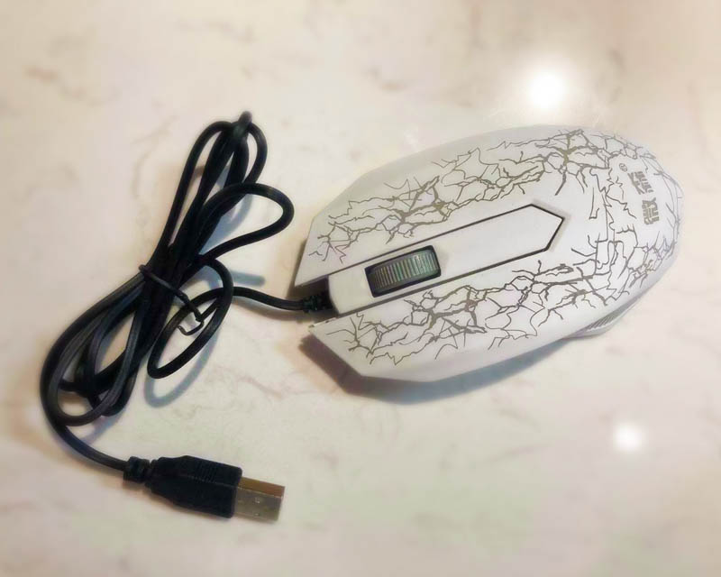 微森多媒體炫彩有線鼠標(biāo)
